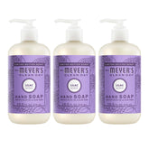 Mrs. Meyer's Clean Day Lilac hand soap bottle for daily handwashing.