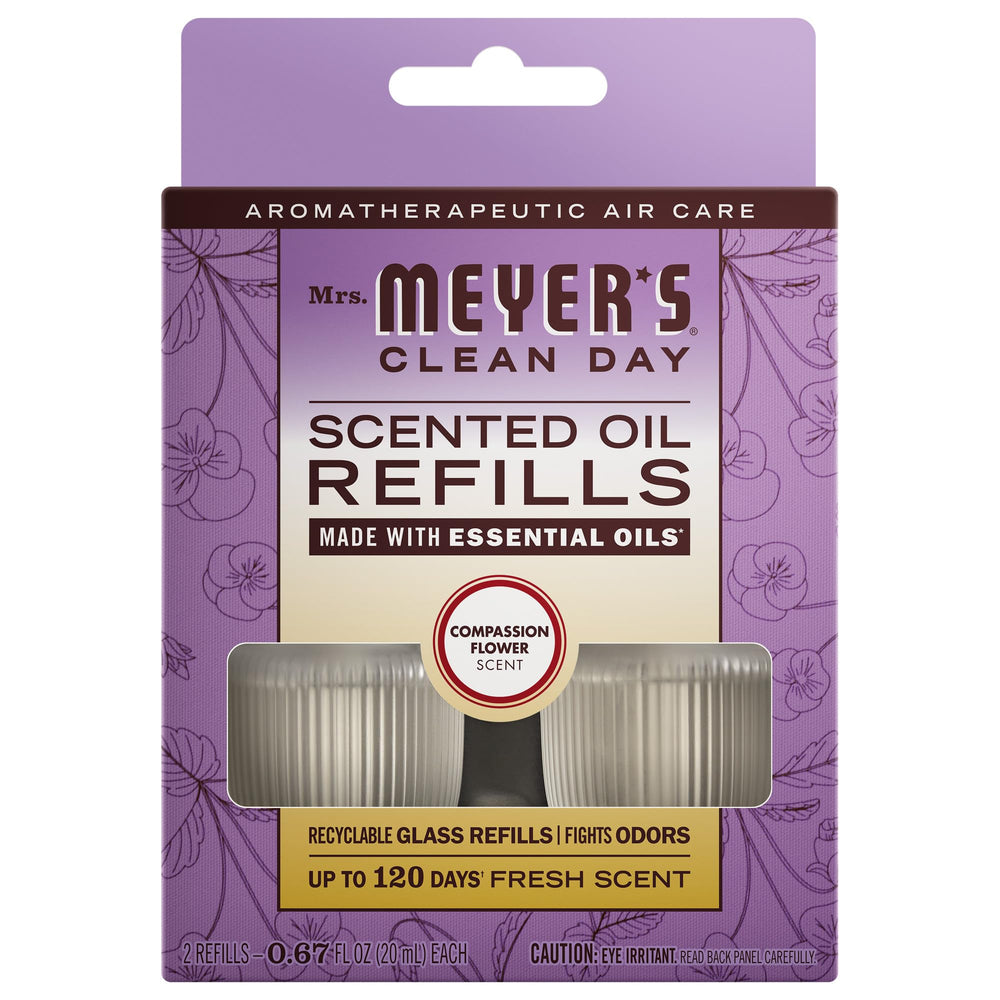 Mrs. Meyer's Compassion Flower refill jar for a garden-inspired fragrance in any room