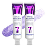 MSDRWIKEY two-pack display shows deep whitening toothpaste for a brighter smile.