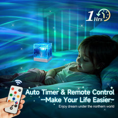 Mubarek 1-hour timer automates bedtime ambiance without worry.