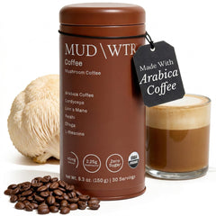 MUD/WTR Real Arabica Mushroom Coffee pack for daily focus.