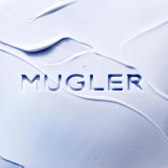 Mugler Angel body lotion creamy texture close-up suggesting rich hydration