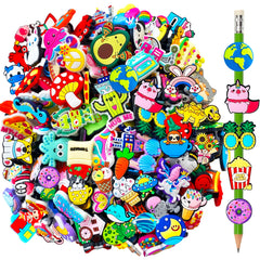 Muiyaneq cute pencil topper animal set adds playful charm to pencils for classroom use