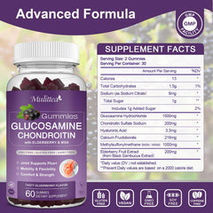 Mulittea gummies closeup, berry-flavored and easy-to-chew chewables