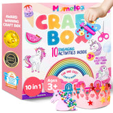 Mumaloo Unicorn Craft Box cover image shows a mess-free, imaginative art starter for kids.