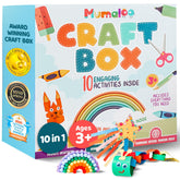 Mumaloo Craft Box with ten projects ready for engaging, playful learning at home.