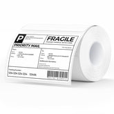 MUNBYN 4x3 label roll ready for mailing and inventory labeling
