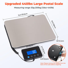 MUNBYN hold-function illustrates weight lock for easy recording.
