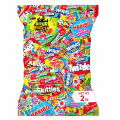 Munchbox bulk candy variety pack 2-lb with individually wrapped treats for party favors and pinata fillers