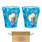 Munchique Cubes Chewing Gum Pina Colada front view, sugar-free refreshment.