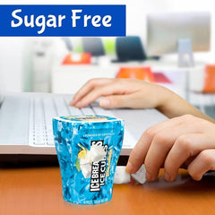 Munchique Cubes Chewing Gum Pina Colada pack view, ideal for on-the-go cravings.