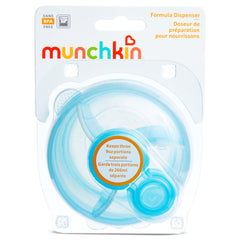 Munchkin Formula Dispenser BPA-free blue promotes safe, on-the-go feeding