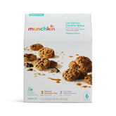 Munchkin Lactation Cookie Bites oatmeal chocolate chip close-up showing oats and texture.