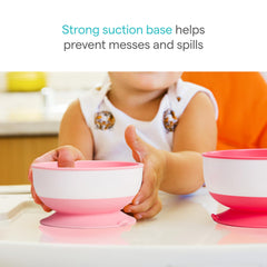 Closeup of Munchkin Stay Put lids sealing leftovers