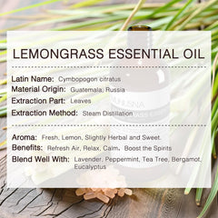 MUNUSNA Lemongrass Oil for soap and candle making.