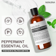 MUNUSNA peppermint oil diffuser releasing energizing aromatherapy