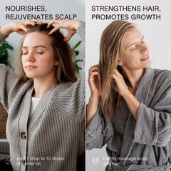 MUNUSNA Rosemary Essential Oil applied with carrier oil for skin nourishment.