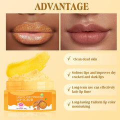 MUREND aloe vera and turmeric ingredients highlighted in scrub.