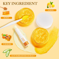 MUREND exfoliating lip scrub action showing gentle dead skin removal and prep