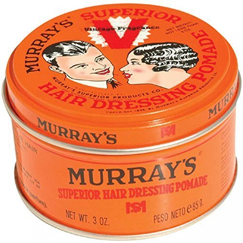 Murray's Vintage Special Edition pomade jar for strong hold and classic slick-back looks.
