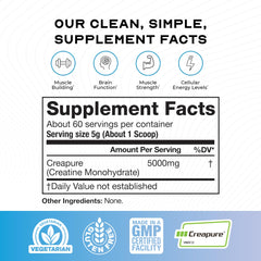 Muscle Feast Creapure creatine dissolving in water demonstrates easy mixing
