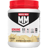Muscle Milk Genuine Protein Powder Banana Creme canister supports post-workout recovery.