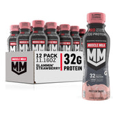 Muscle Milk Pro Slammin' Strawberry bottle for post-workout recovery