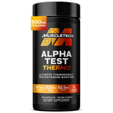 MuscleTech AlphaTest Thermo bottle for on-the-go workout support.