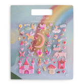 Mushie reusable sticker book cover for imaginative play on the go