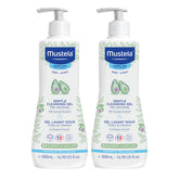 Mustela Baby Gentle Cleansing Gel pump bottle for tear-free bath.