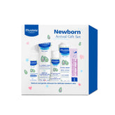 Mustela newborn arrival gift set in a deluxe keepsake box for gifting.