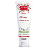 Mustela Stretch Marks Cream jar exterior for premium pregnancy skincare