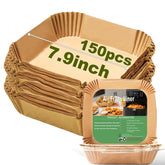 Mutvle air fryer liner square 7.9 inch helps keep meals neat and cleanup quick.
