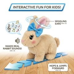 Mvsamzty Electronic Plush Bunny ready for bright Easter gifting