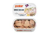 MW Polar smoked cod liver in oil jar showing premium texture ideal for spreads