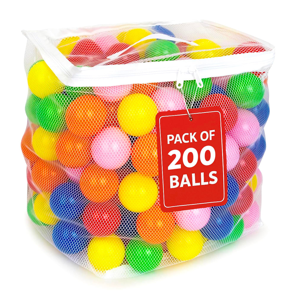 MW SPORTS ball pit balls in vibrant colors for engaging playtime and sensory exploration.
