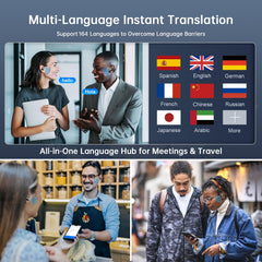 MWIRB translation app interface shows instant translation modes for travel.