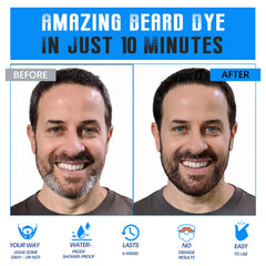 Mxvbaty beard dye shampoo pump dispensers in action for quick color