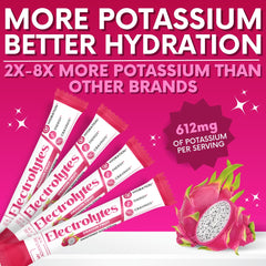 My Adventure to Fit Dragon Fruit Electrolytes Stick beside a bottle during a workout