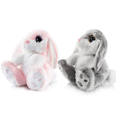 Two soft My OLi bunnies for sharing and bedtime.