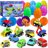 Myouth Easter egg reveals pull-back car surprise for kids.