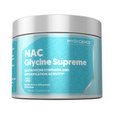 MYOXCIENCE NAC Glycine Supreme bottle highlights flavor and label clarity