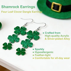 Mysense Irish green accessories pair well with shirts and dresses