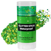 Mysense Shamrock Glitter Stick on the face for festive St Patrick’s Day glow