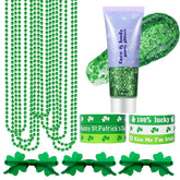 Mysense glitter-tube for St. Patrick's Day makeup and festive shine.