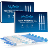 MySmile Teeth Whitening Gel Refills Pack with six 3ml tubes for at-home whitening.