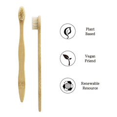 N-amboo bamboo toothbrush full pack ready for family use