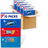 Nabisco OREO Original snack pack with four cookies for on-the-go snacking.