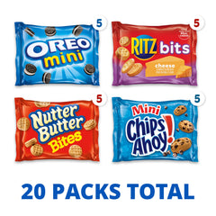 Nabisco RITZ Bits Cheese crackers with savory cheese bits.