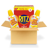 NABISCO RITZ Original Crackers close-up showing buttery texture ideal for snacking.